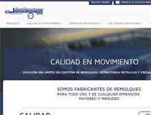 Tablet Screenshot of motoremolques.com